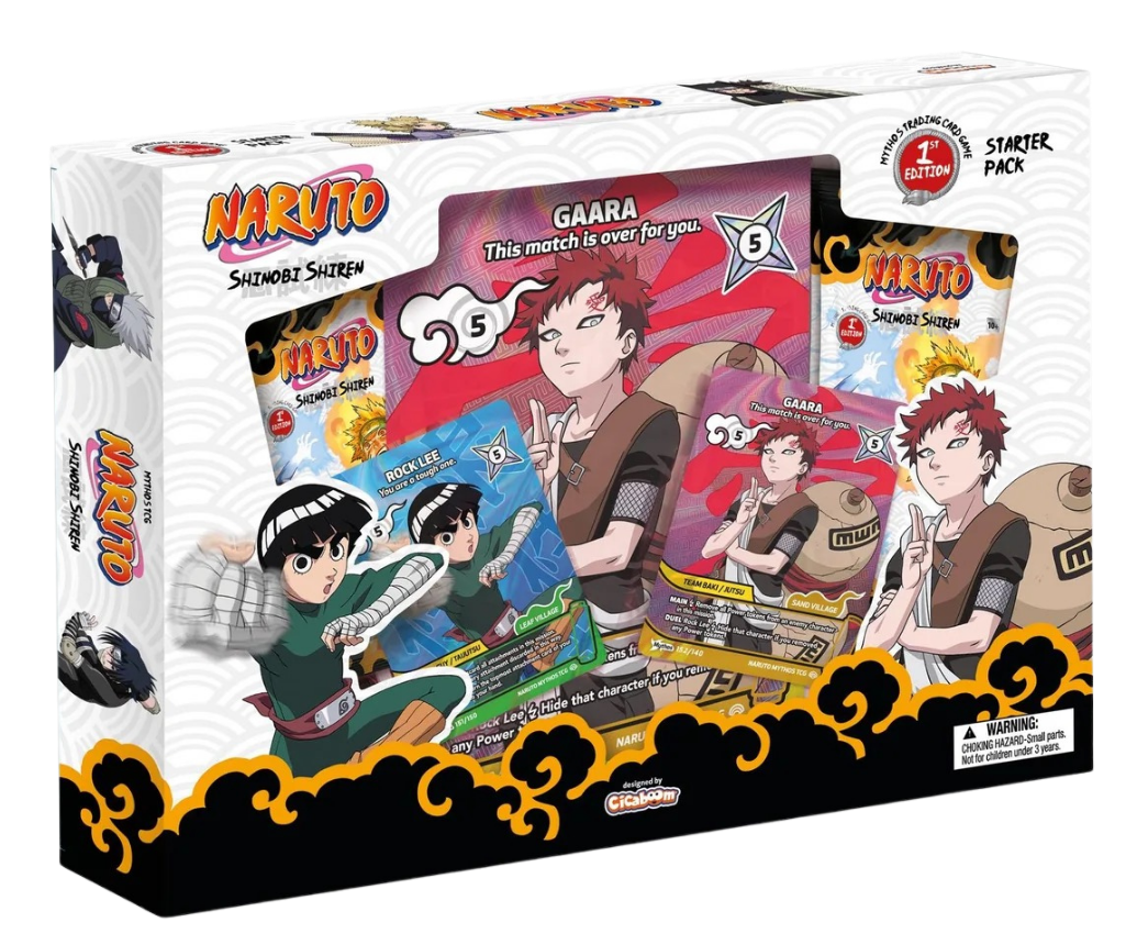 Cicaboom - Naruto Mythos - Set 2 Shinobi Shiren 1st Edition Gaara Starter Pack