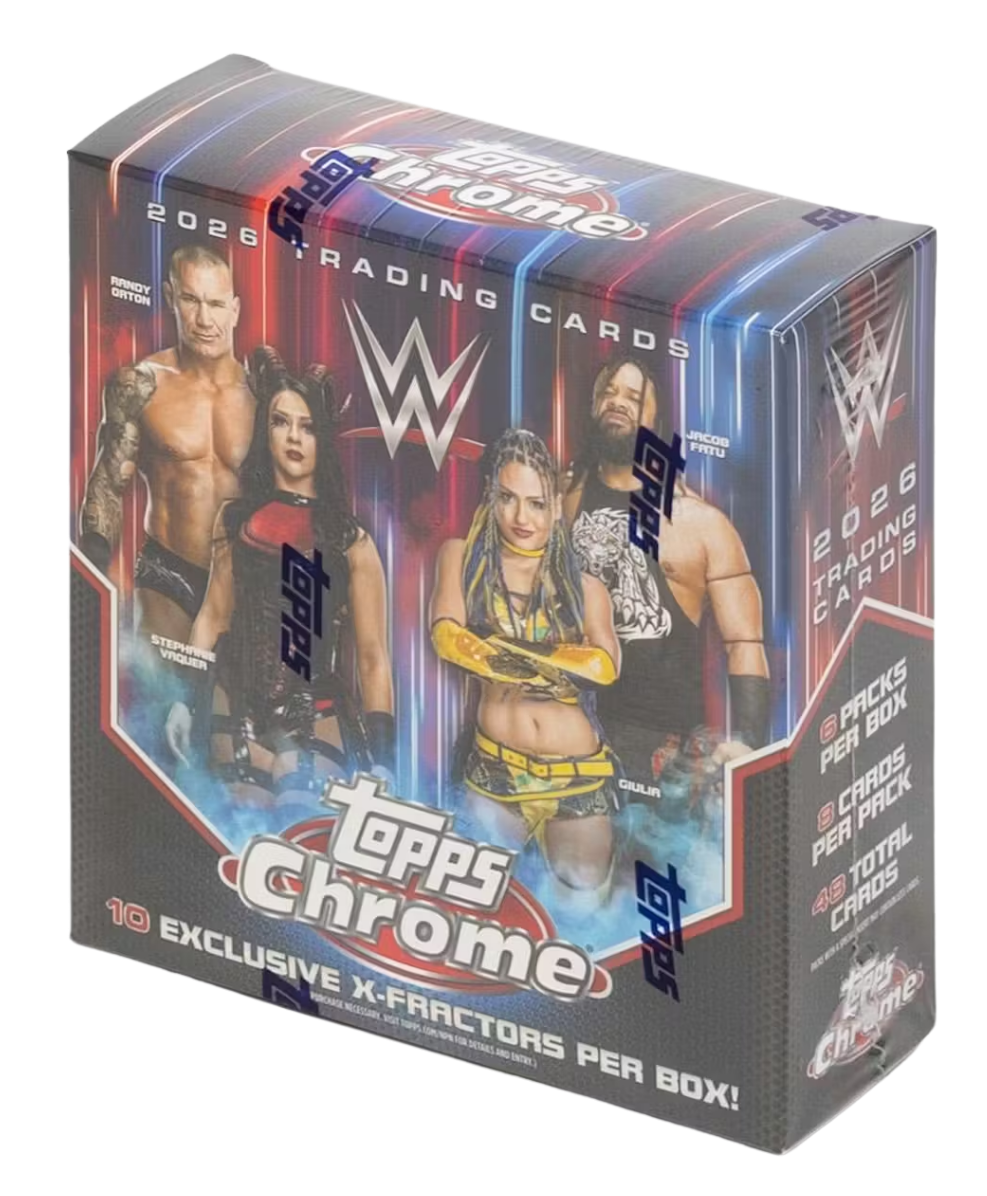 2026 Topps Chrome WWE Wrestling Mega Box