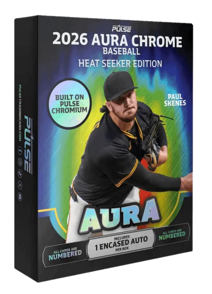 2026 Pulse Aura Chrome Baseball Heat Seeker Edition Box