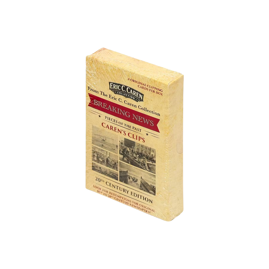 2026 Keepsake Pieces of the Past Caren's Clips 20th Century Edition Hobby Box