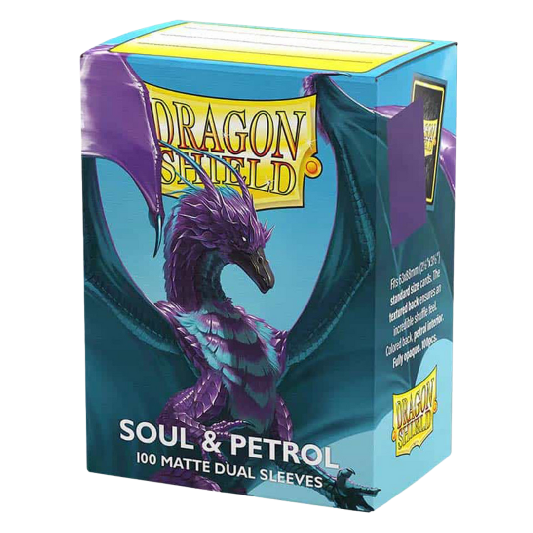 Dragon Shield Sleeves: Soul & Petrol Dual Matte (Box Of 100)