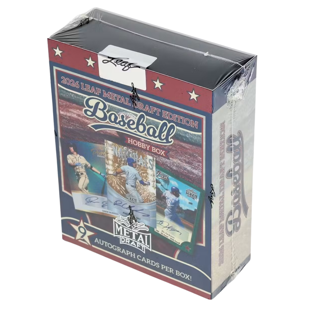 2026 Leaf Metal Draft Baseball Mega Hobby Box