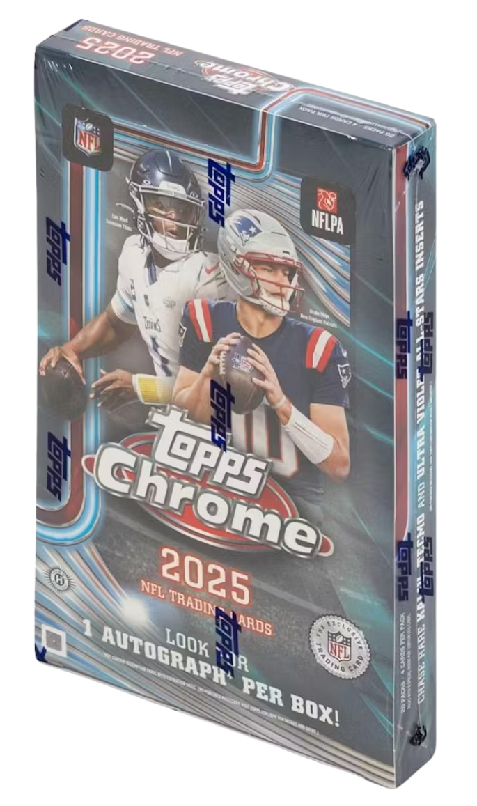 2025 Topps Chrome Football Hobby Box