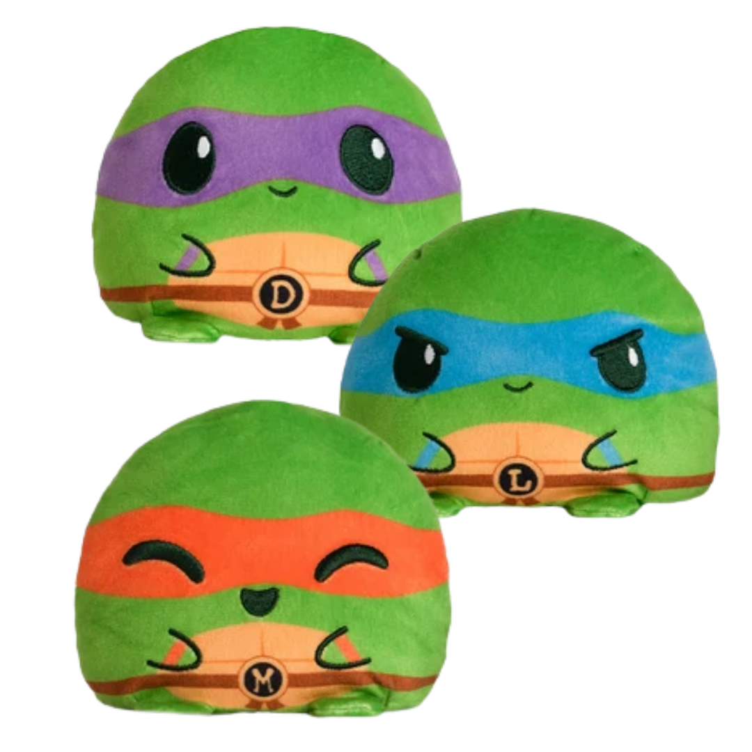 TeeTurtle x Teenage MutantNinja Turtles 4" Reversible Plushies