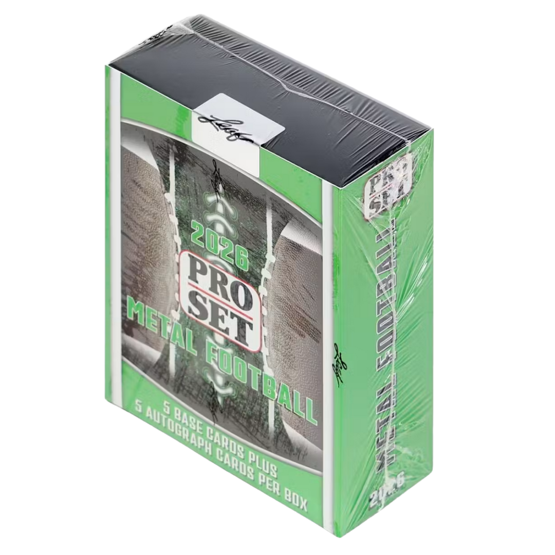2026 Leaf Pro Set Metal Football Hobby Box