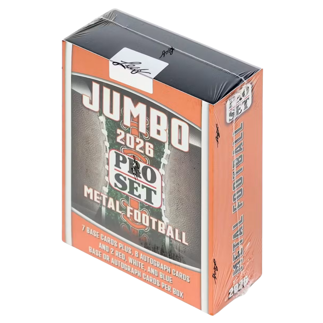 2026 Leaf Pro Set Metal Football Hobby Jumbo Box