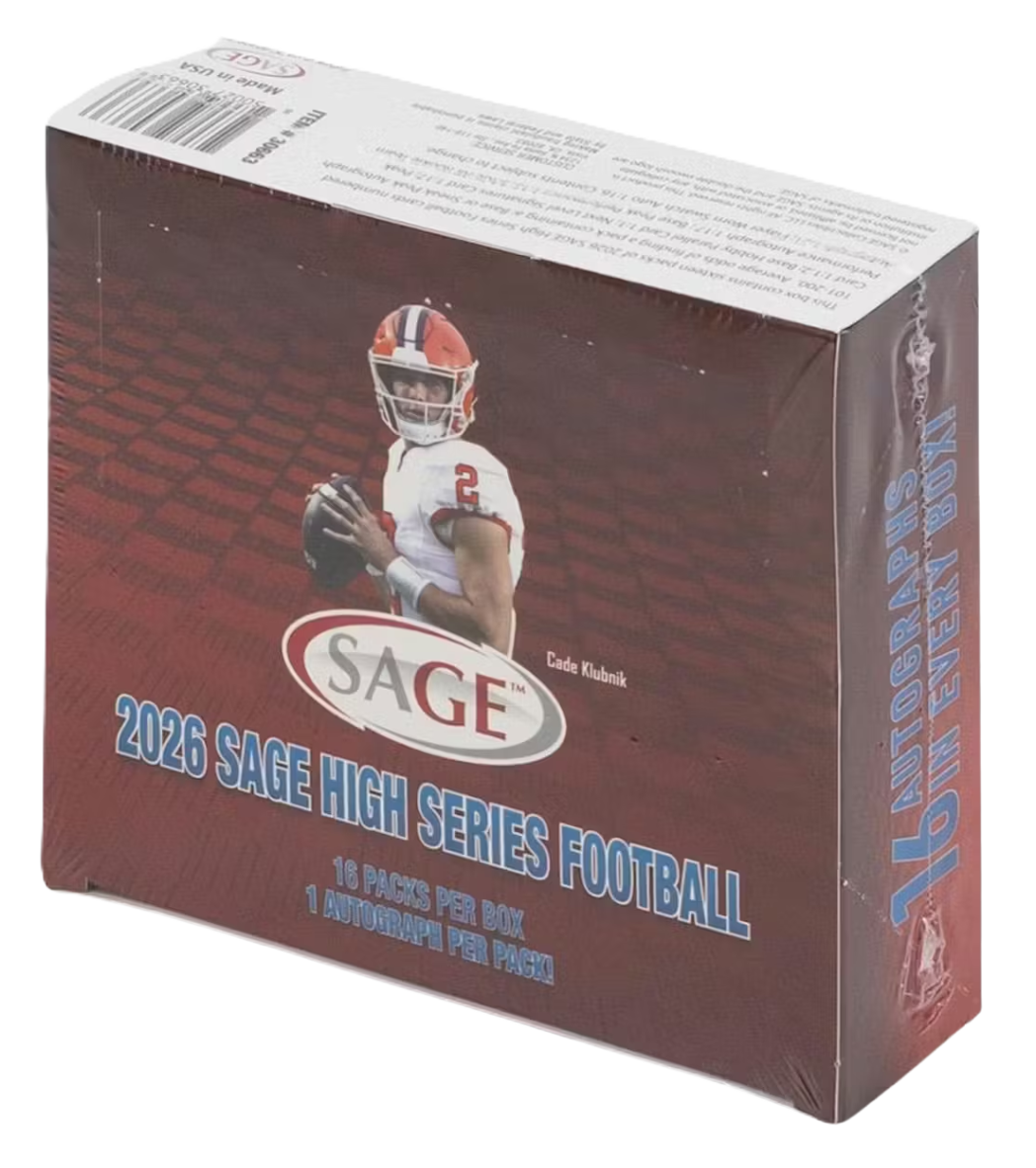 2026 Sage High Series Football Hobby Box