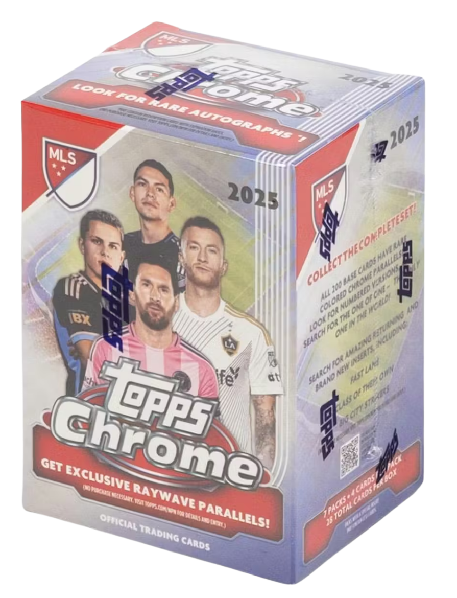 2025 Topps Chrome MLS Major League Soccer Blaster Box