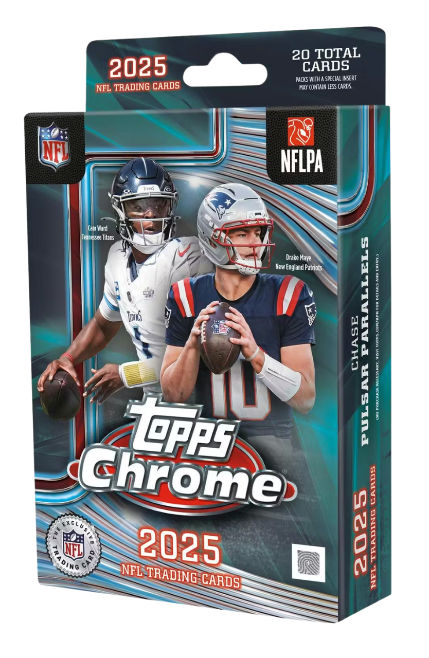 2025 Topps Chrome Football Hanger Box