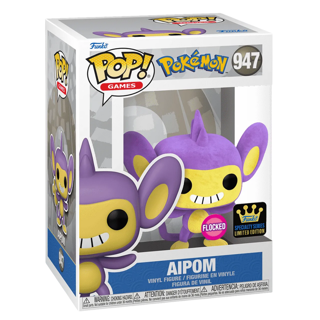 Funko Pop! Pokemon - FLOCKED Aipom #947
