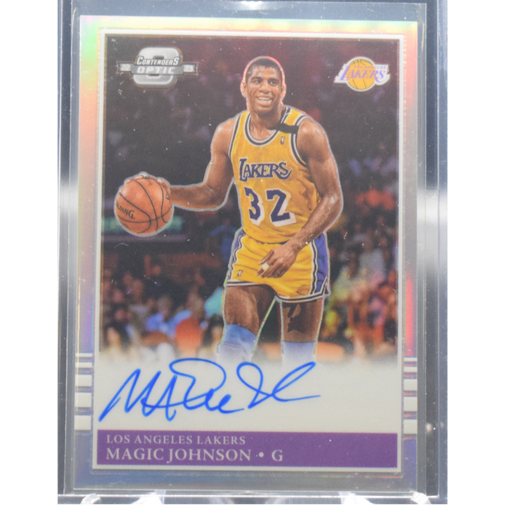 2022-23 Panini Contenders Optic Basketball - Magic Johnson 85-MJL - Silver Auto