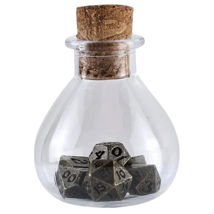 Unseelie Mini Metal RPG Dice Set