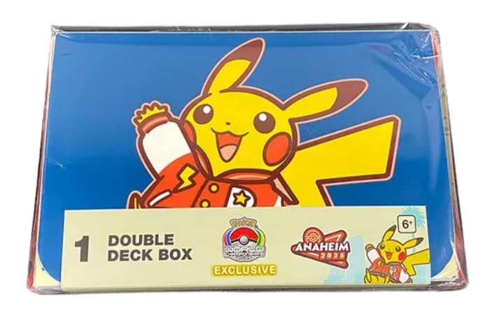 Pokemon TCG: World Championships 2025 Anaheim Pokemon Center Exclusive Double Deck Box