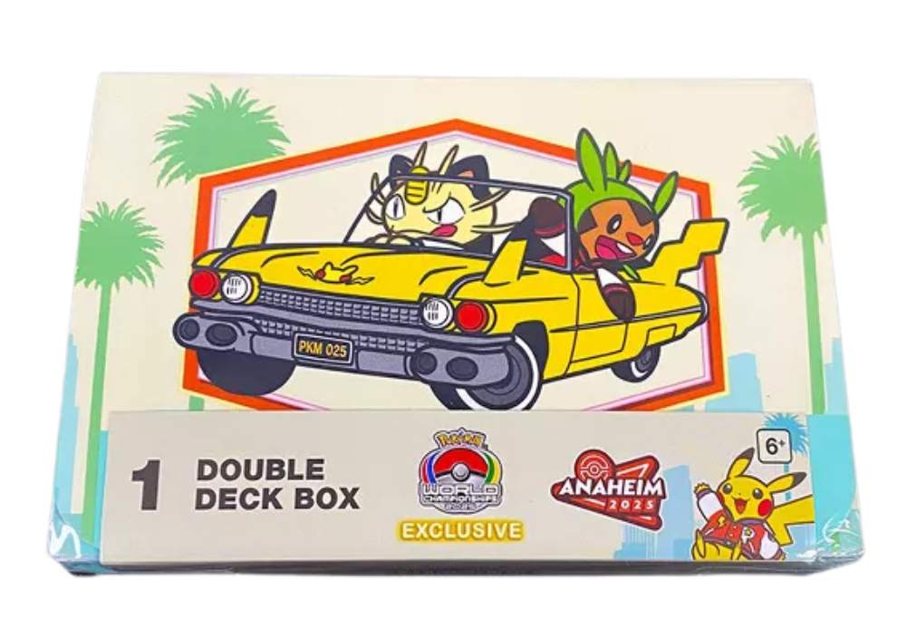 Pokemon TCG: World Championships 2025 Anaheim Pokemon Center Exclusive Double Deck Box