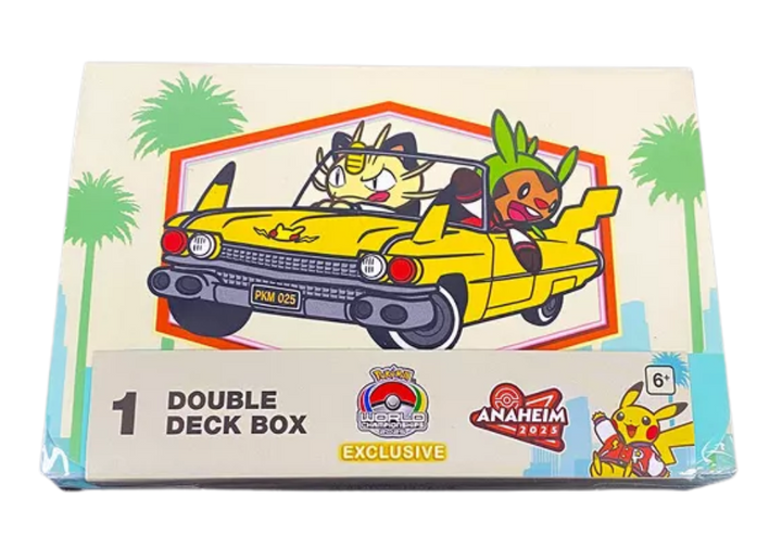 Pokemon TCG: World Championships 2025 Anaheim Pokemon Center Exclusive Double Deck Box
