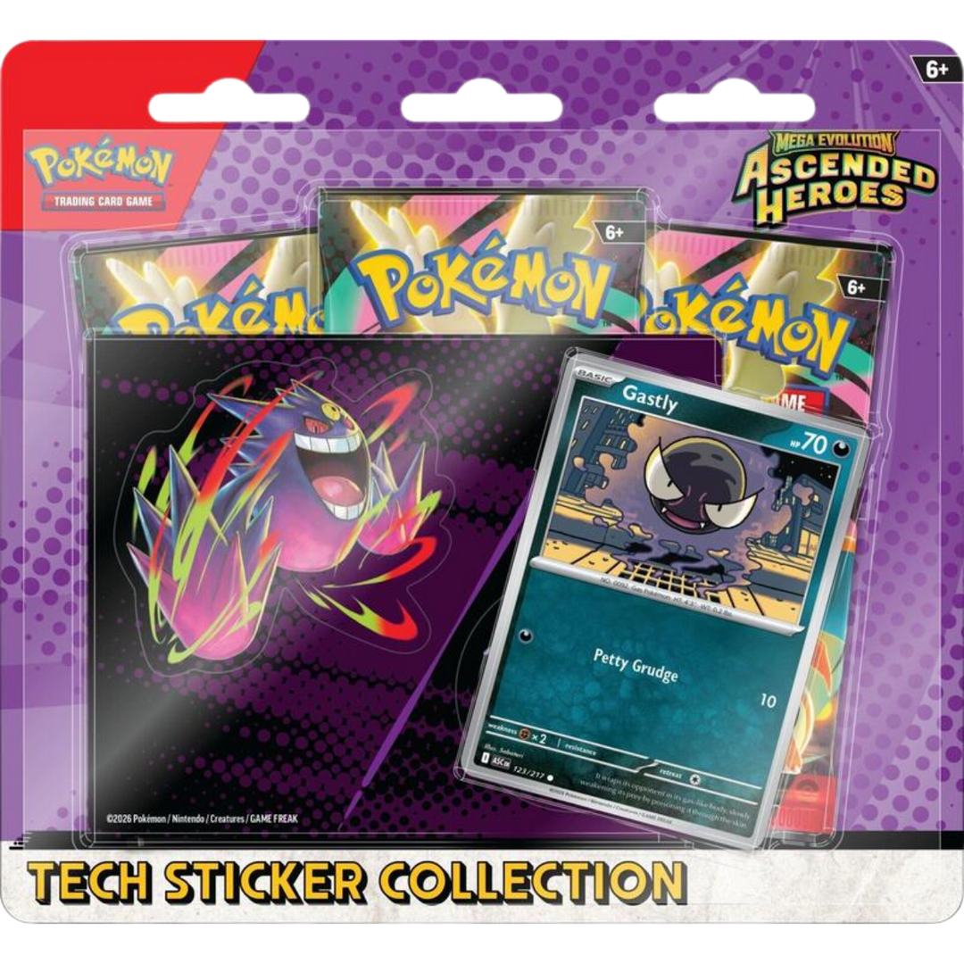 Pokemon Mega Evolution - Ascended Heroes Tech Sticker Collection