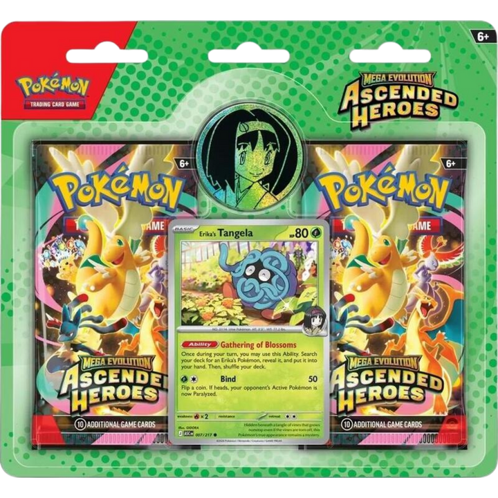 Pokemon Mega Evolution - Ascended Heroes Collection 2-Pack Blister (Releases 2/20)