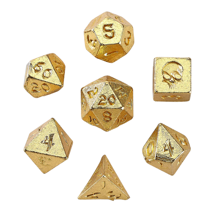 Unseelie Mini Metal RPG Dice Set