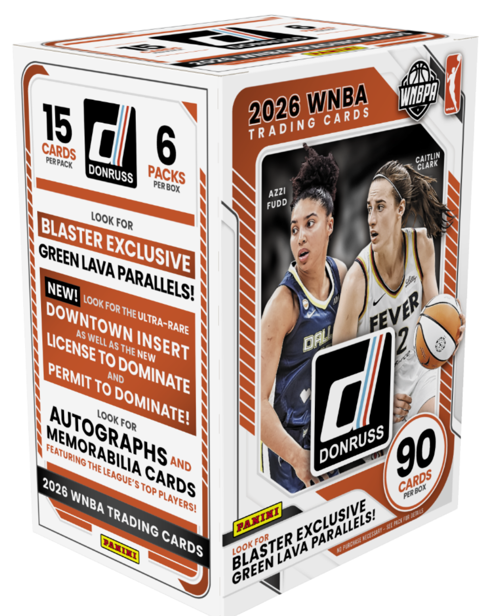 2026 Panini Donruss WNBA Basketball Blaster Box