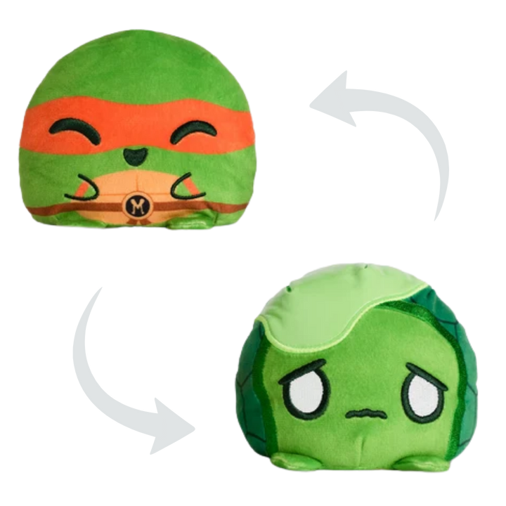 TeeTurtle x Teenage MutantNinja Turtles 4" Reversible Plushies