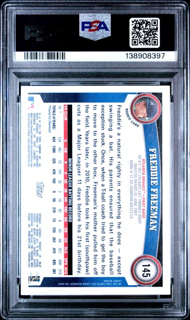 2011 Topps - Freddie Freeman 145 - Base - PSA 10