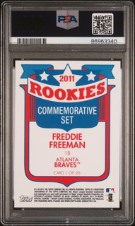 2011 Topps Lineage - Freddie Freeman 1 - Rookies - PSA 10