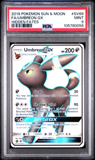 Umbreon GX SV69/SV94 Shiny Vault Hidden Fates - 2019 Pokemon - PSA 9
