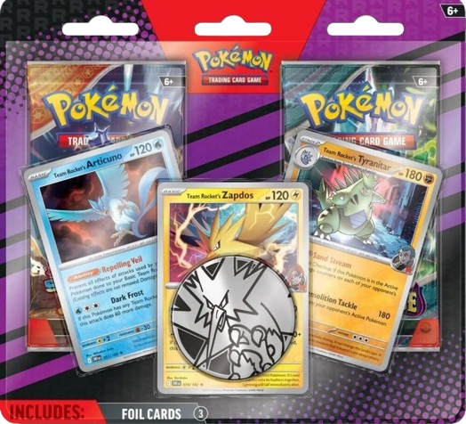 2-Pack Blister Pack [Team Rocket's Articuno, Zapdos & Tyranitar] - Miscellaneous Cards & Products (MCAP)