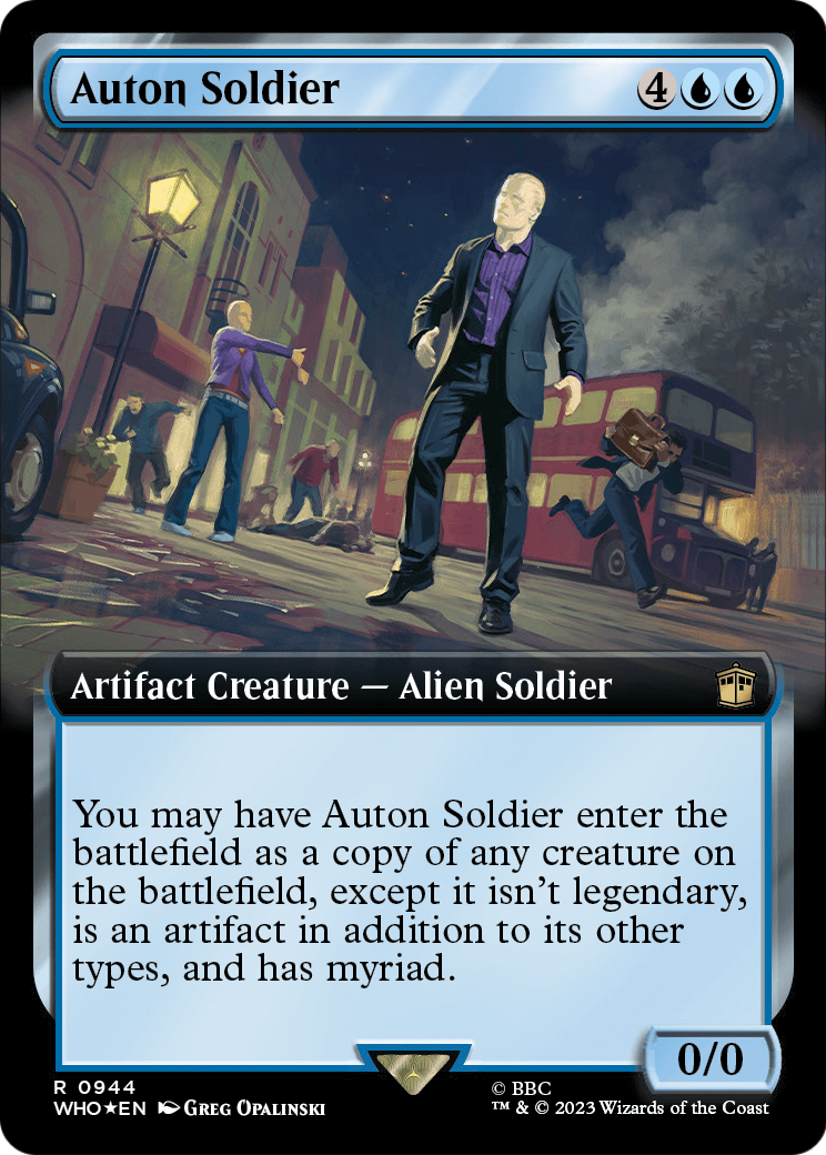 Auton Soldier (Extended Art) (Surge Foil)