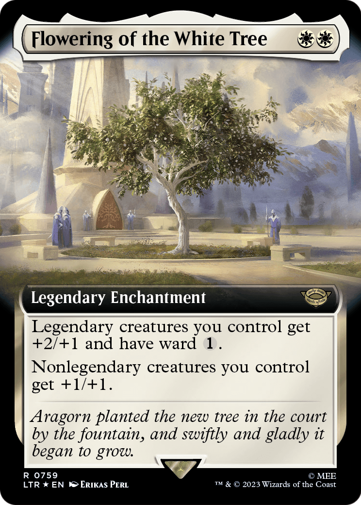 Flowering of the White Tree (Extended Art) (Surge Foil)