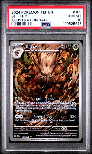 Shiftry 163/162 - Temporal Forces - 2024 Pokemon - PSA 10