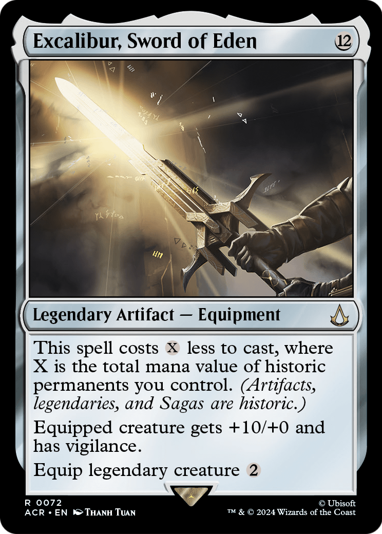 Excalibur, Sword of Eden - Universes Beyond: Assassin's Creed (ACR)
