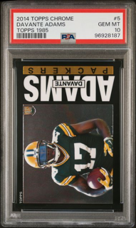 2014 Topps Football - Davante Adams 5 - Topps 1985 - PSA 10