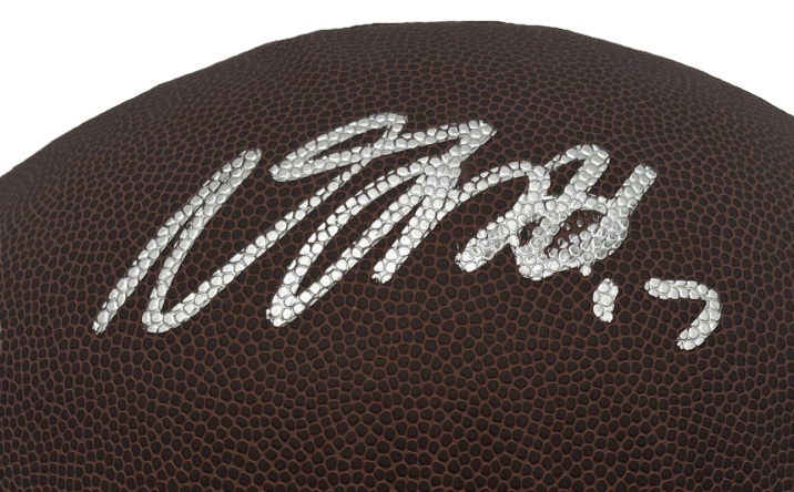 Davante Adams Autographed Wilson Football With Acrylic Case