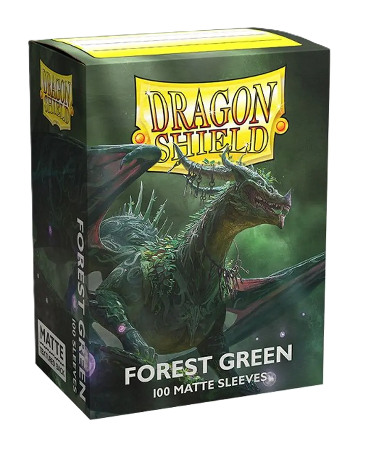 Dragon Shield Sleeves: Forest Green Matte (Box Of 100)