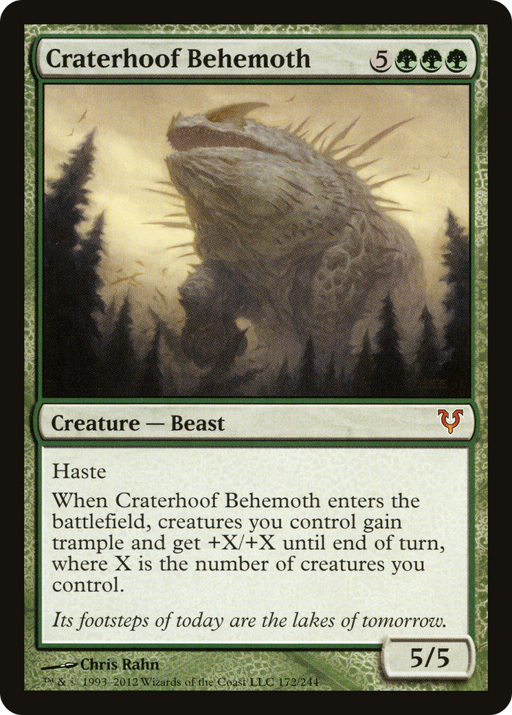 Craterhoof Behemoth - Avacyn Restored (AVR)