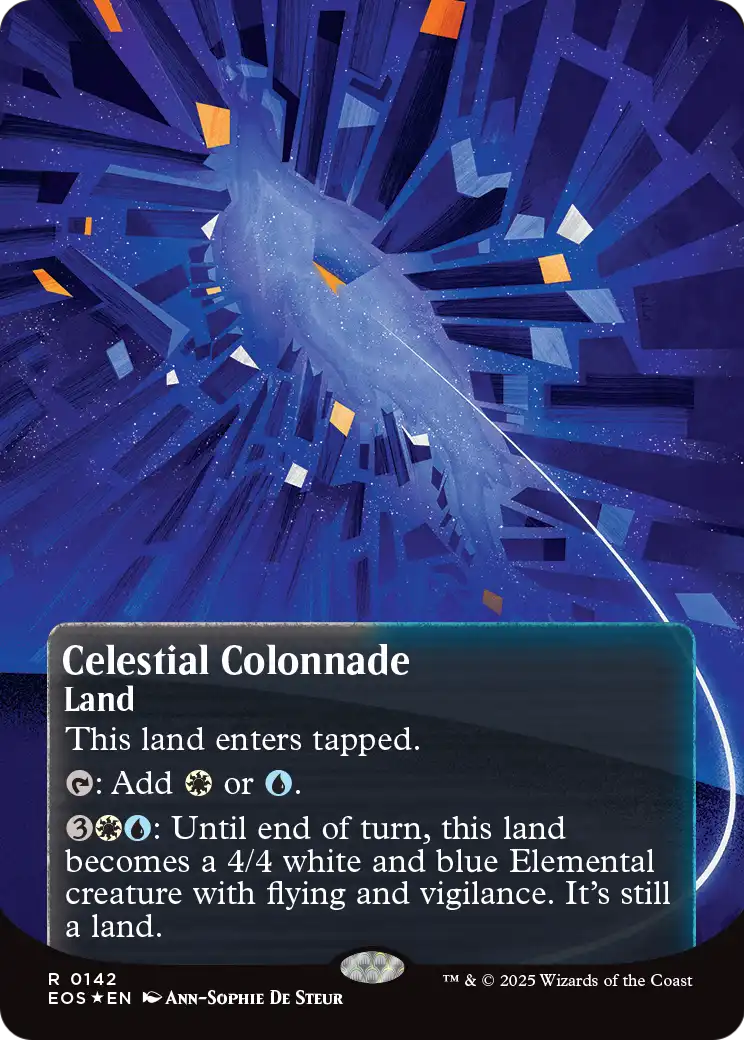 Celestial Colonnade (0142) (Borderless) (Galaxy Foil)