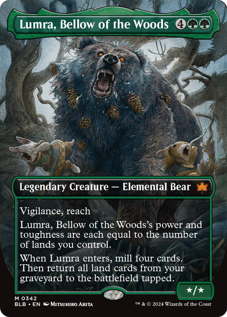 Lumra, Bellow of the Woods (Borderless) (0342)