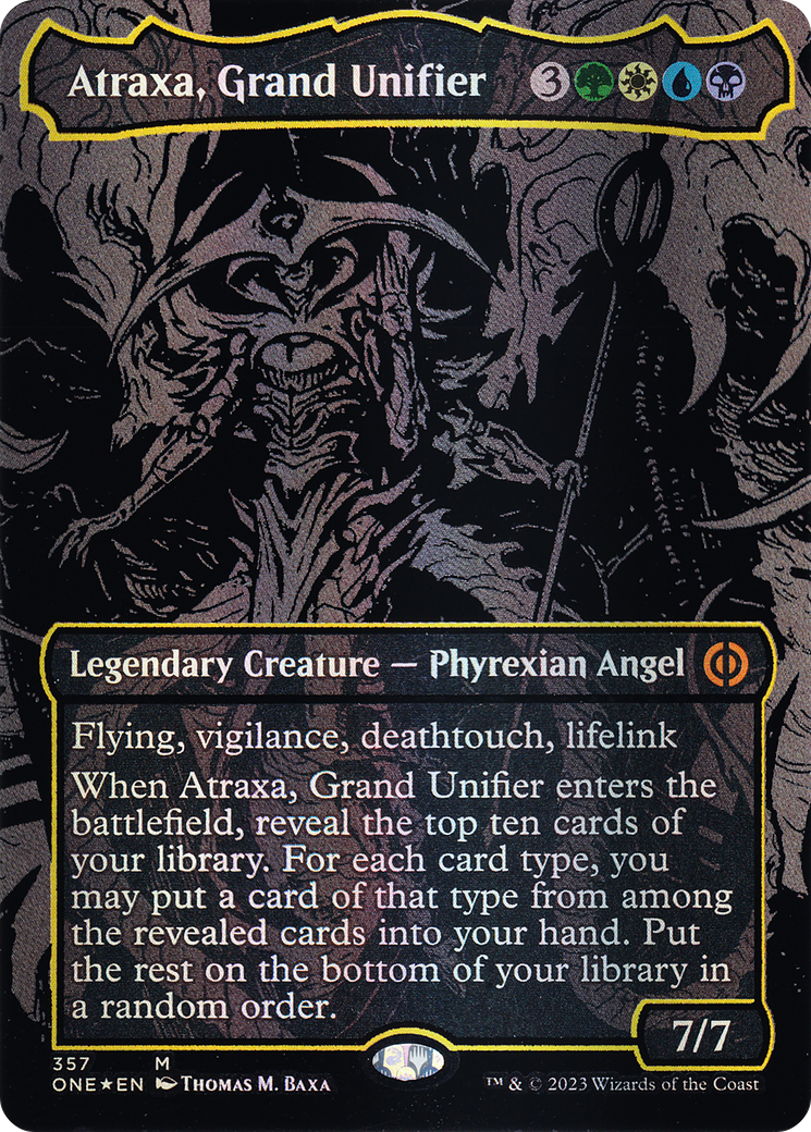 Atraxa, Grand Unifier (Oil Slick Raised Foil)