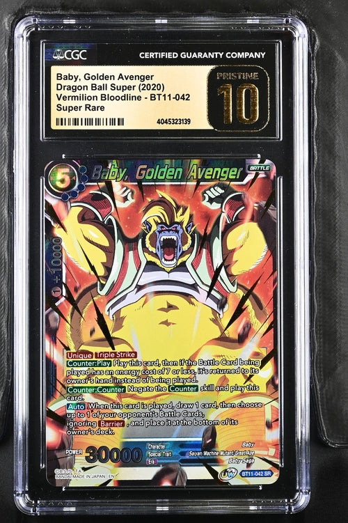 Baby, Golden Avenger BT11-042 SR - Dragon Ball Super 2020 - Vermilion Bloodline - CGC 10