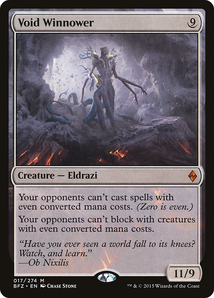 Void Winnower - Battle for Zendikar (BFZ)