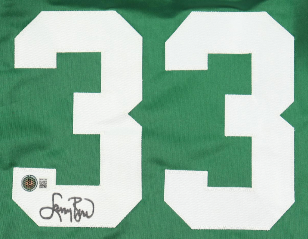 Larry Bird Signed Autographed Custom Jersey (Beckett)