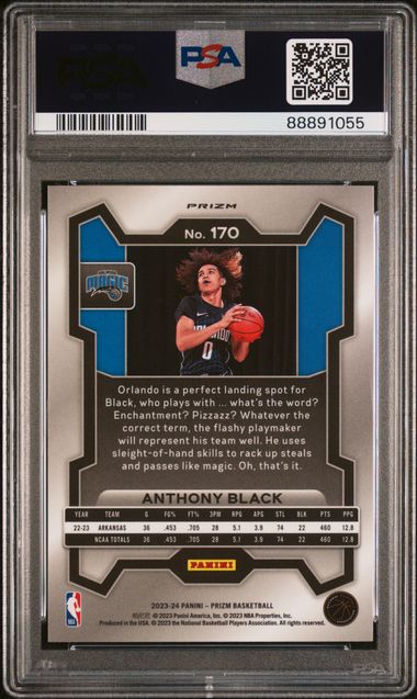 2023 Panini Prizm - Anthony Black 170 - Silver - PSA 10