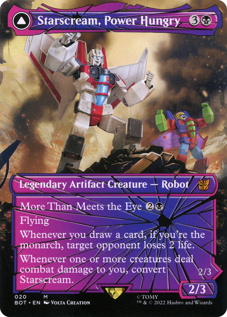 Starscream, Power Hungry (Shattered Glass) - Universes Beyond: Transformers (BOT)