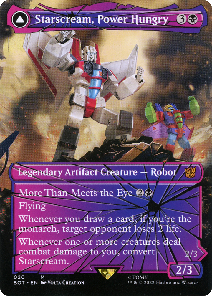 Starscream, Power Hungry (Shattered Glass) - Universes Beyond: Transformers (BOT)