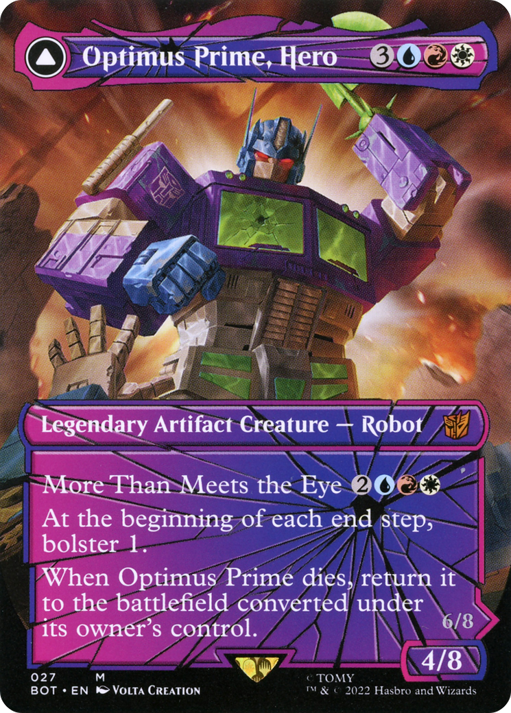 Optimus Prime, Hero (Shattered Glass) - Universes Beyond: Transformers (BOT)