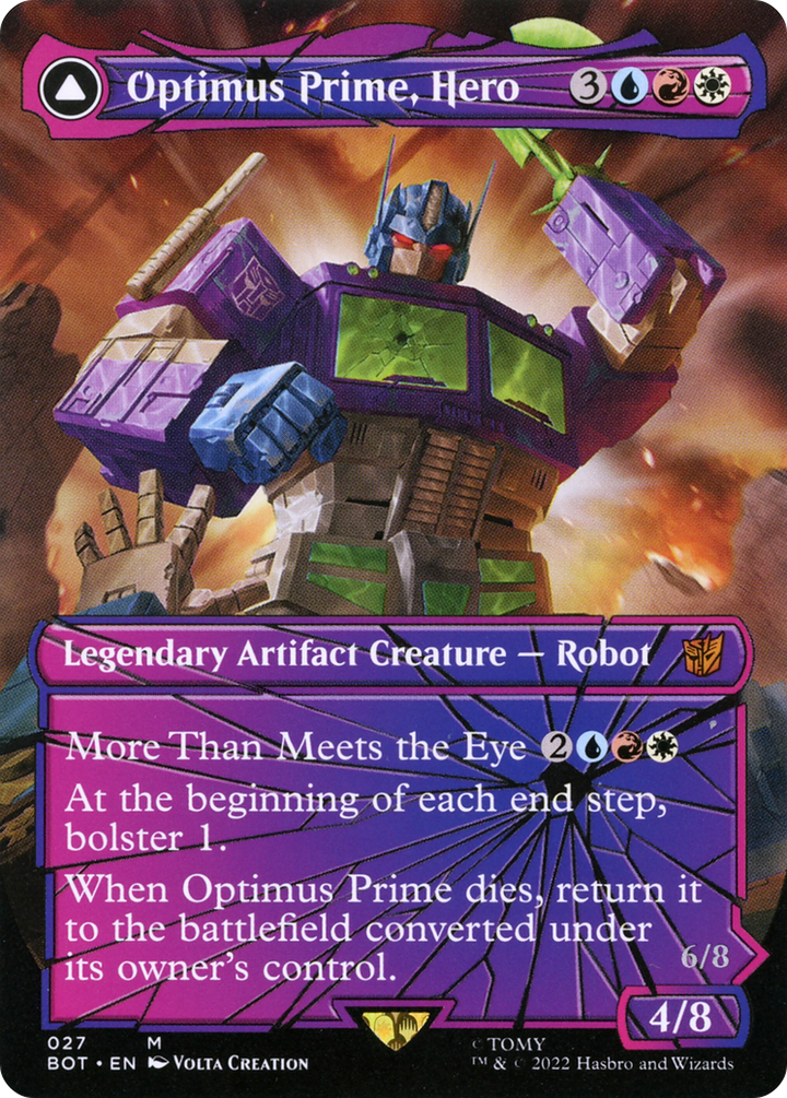 Optimus Prime, Hero (Shattered Glass) - Universes Beyond: Transformers (BOT)
