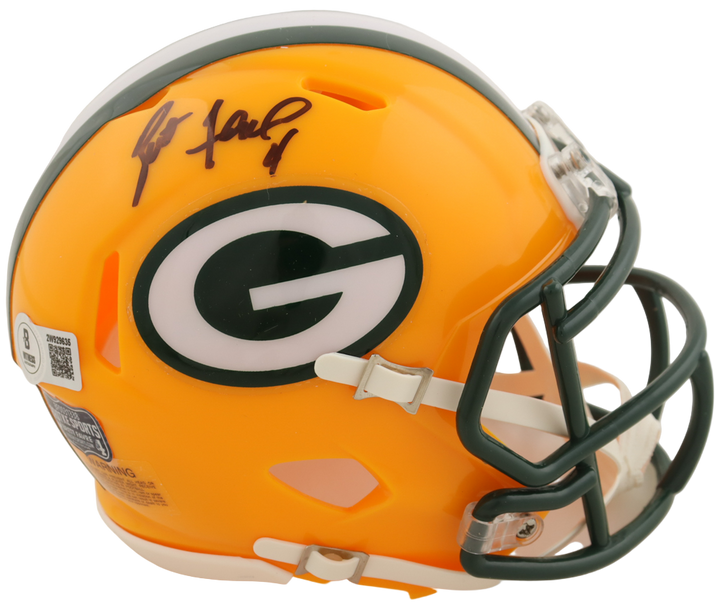 Brett Favre Autographed Signed Riddell Mini Helmet (Beckett)