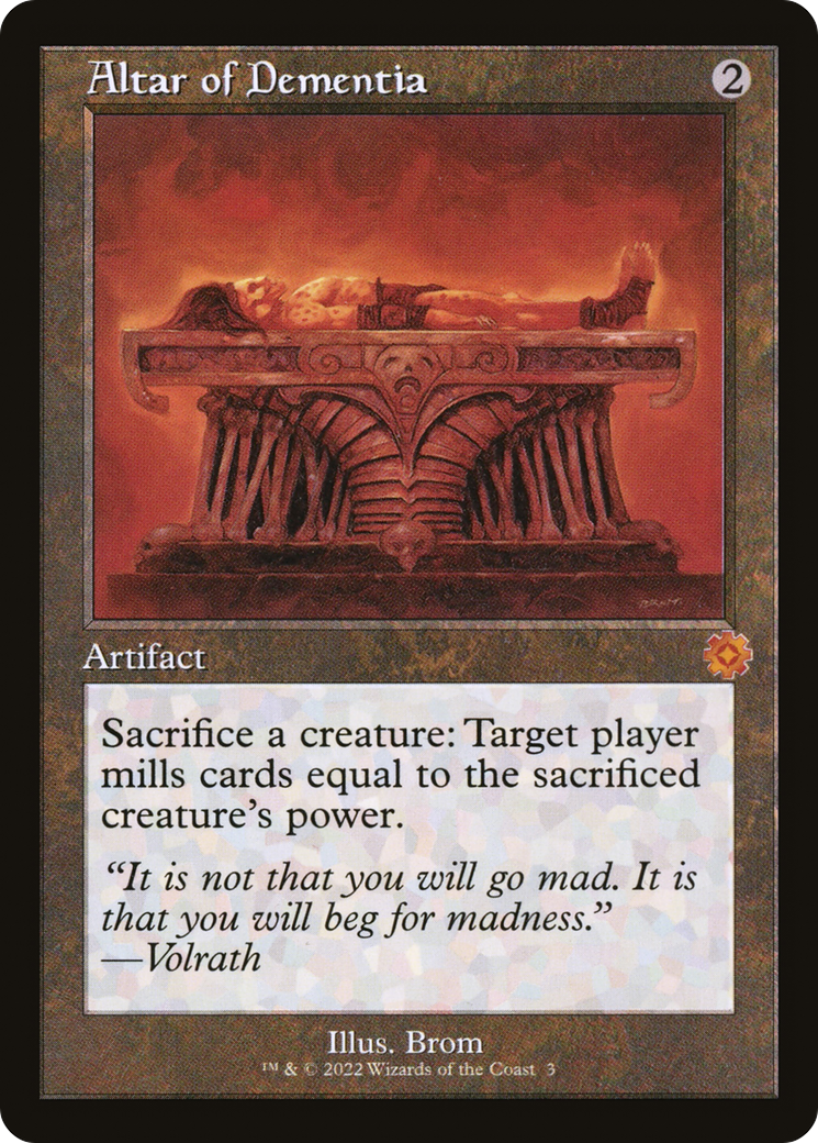Altar of Dementia - The Brothers' War: Retro Frame Artifacts (BRR)