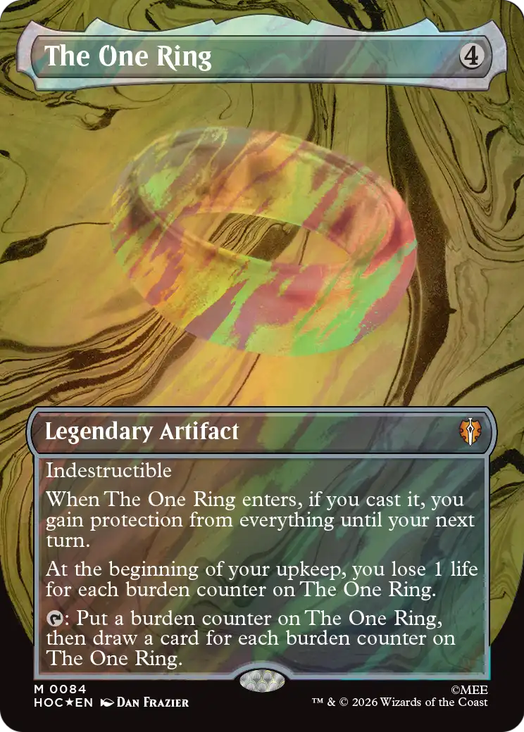 The One Ring (Borderless) (Surge Foil)